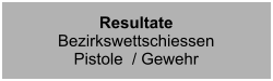 ResultateBezirkswettschiessenPistole  / Gewehr